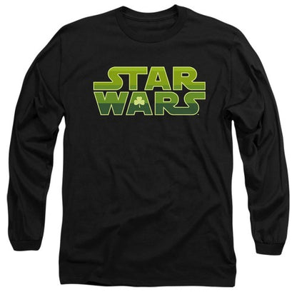 Front - Star Wars Unisex Adult Logo St Patricks Day T-Shirt