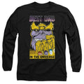 Front - Avengers Unisex Adult Best Dad Thanos T-Shirt