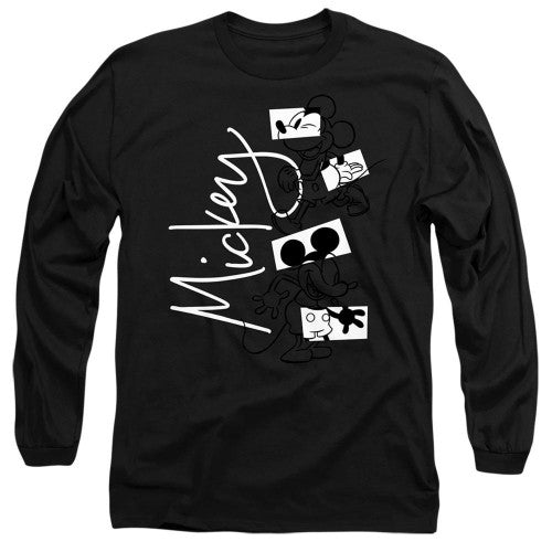 Front - Disney Unisex Adult Mickey Mouse Geometric Shapes T-Shirt
