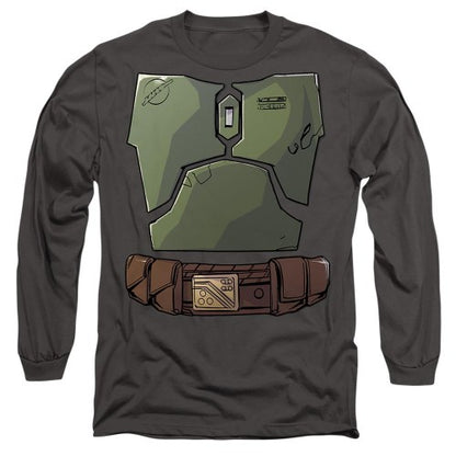 Front - Star Wars Unisex Adult Boba Fett Costume T-Shirt