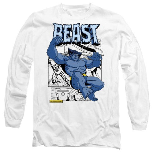 Front - Marvel Unisex Adult X-Men Beast Comic T-Shirt