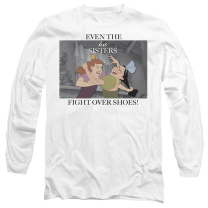 Front - Cinderella Unisex Adult Even The Best Sisters Anastasia Drizella T-Shirt