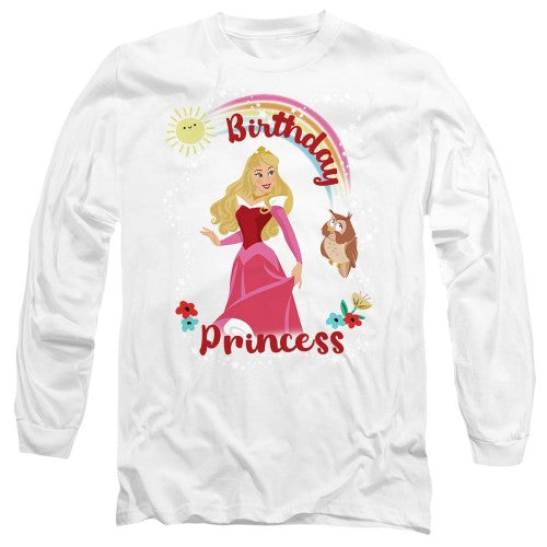 Front - Sleeping Beauty Unisex Adult Birthday Princess Aurora T-Shirt