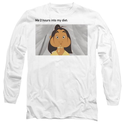 Front - Mulan Unisex Adult Diet Fail Meme T-Shirt