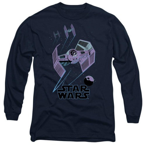 Front - Star Wars Unisex Adult Death Star Defenders T-Shirt