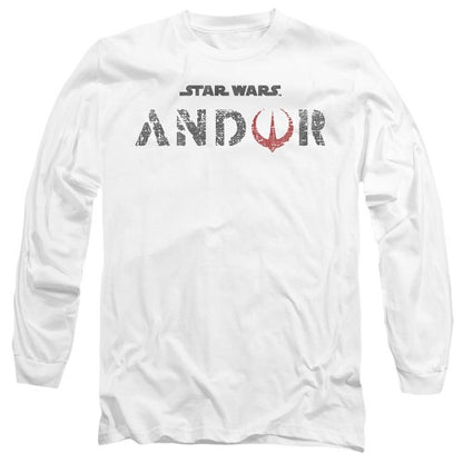 Front - Star Wars Unisex Adult Andor Logo T-Shirt