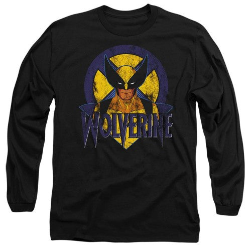 Front - Marvel Unisex Adult X-Men Wolverine Retro T-Shirt