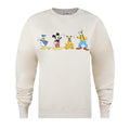 Front - Disney Womens/Ladies Mickey & Friends Lineup Sweatshirt