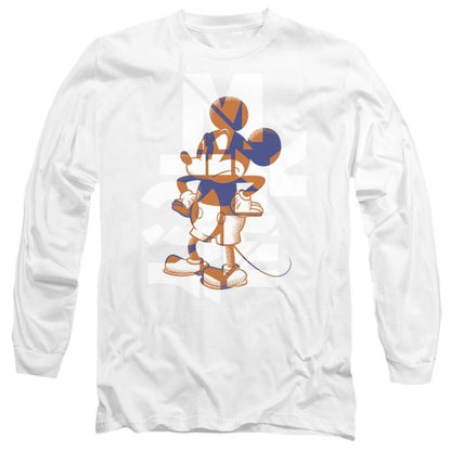 Front - Disney Unisex Adult Mickey Mouse Colour Fill T-Shirt