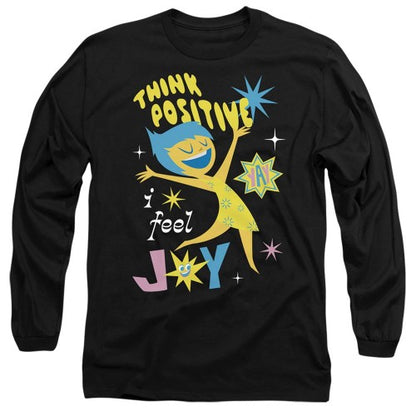 Front - Inside Out 2 Unisex Adult Think Positive Joy T-Shirt