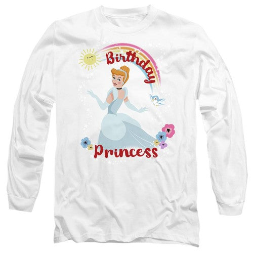 Front - Cinderella Unisex Adult Birthday Princess T-Shirt