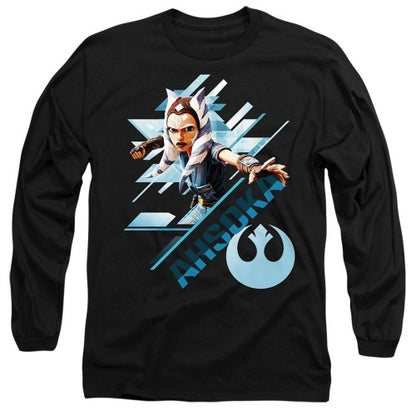 Front - Ahsoka Unisex Adult Stance T-Shirt