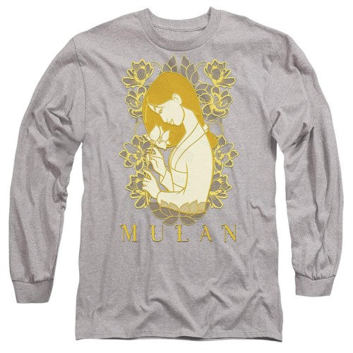 Front - Mulan Unisex Adult Golden Garden T-Shirt