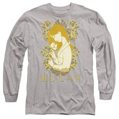 Front - Mulan Unisex Adult Golden Garden T-Shirt