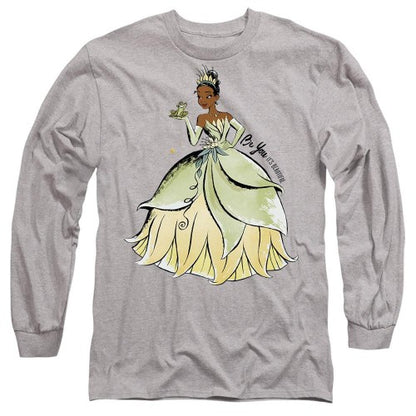 Front - The Princess and the Frog Unisex Adult Be You, It´s Beautiful Tiana T-Shirt