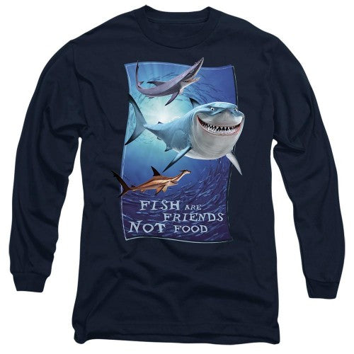 Front - Finding Nemo Unisex Adult Fish Are Friends T-Shirt