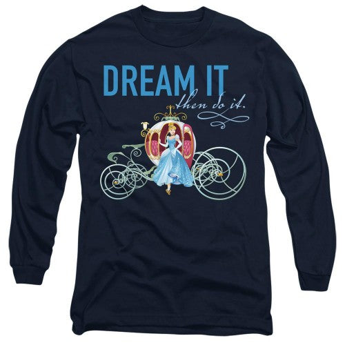 Front - Cinderella Unisex Adult Dream It, Then Do It Pumpkin Coach T-Shirt