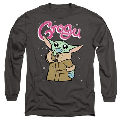 Front - Star Wars: The Mandalorian Unisex Adult Grogu Bubble T-Shirt