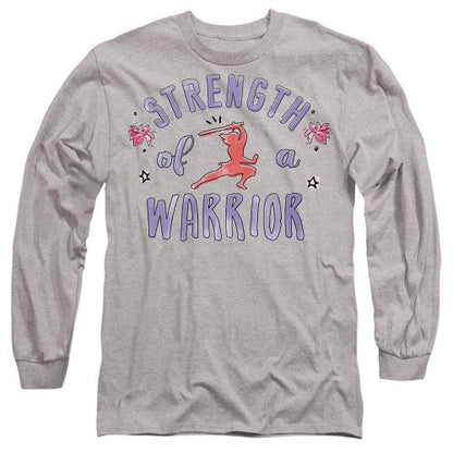 Front - Mulan Unisex Adult Strength Of A Warrior T-Shirt