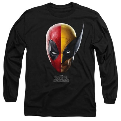 Front - Deadpool & Wolverine Unisex Adult Deadpool & Wolverine Portrait T-Shirt