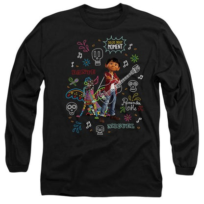Front - Coco Unisex Adult Miguel Dante Movie Quotes And Colourful Doodles T-Shirt