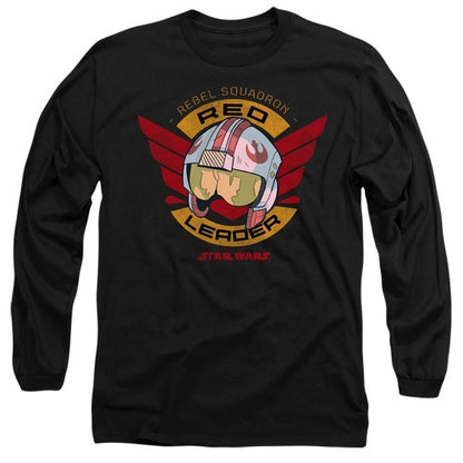 Front - Star Wars Unisex Adult Red Leader T-Shirt