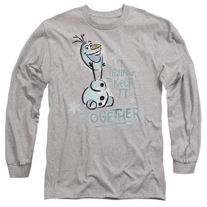 Front - Frozen Unisex Adult Trying To Keep It Together Olaf T-Shirt