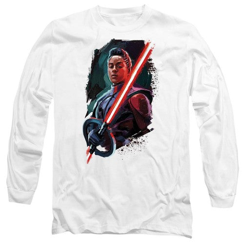 Front - Star Wars Unisex Adult Obi Wan Kenobi Reva Painted T-Shirt