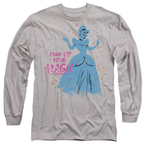 Front - Cinderella Unisex Adult Turn Up Your Magic T-Shirt
