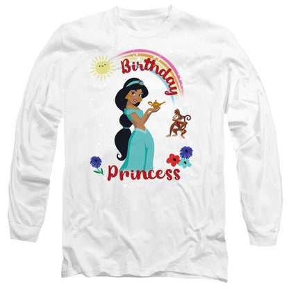 Front - Aladdin Unisex Adult Birthday Princess Jasmine Abu T-Shirt