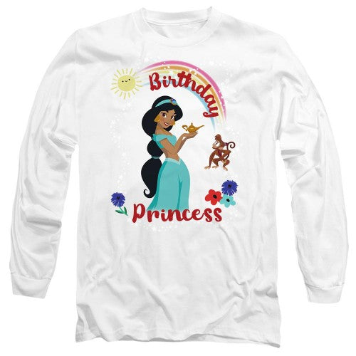 Front - Aladdin Unisex Adult Birthday Princess Jasmine Abu T-Shirt