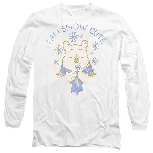 Front - Winnie the Pooh Unisex Adult I Am Snow Cute T-Shirt