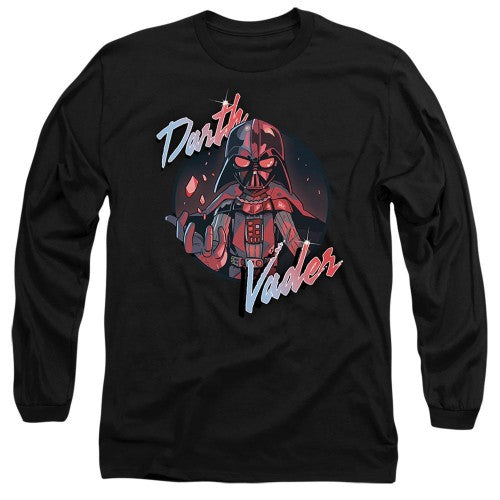 Front - Star Wars Unisex Adult Darth Vader Wave T-Shirt