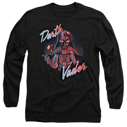 Front - Star Wars Unisex Adult Darth Vader Wave T-Shirt
