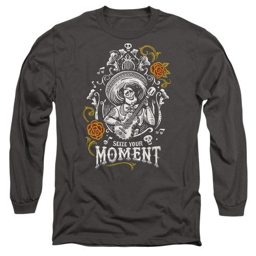 Front - Coco Unisex Adult Seize Your Moment Ernesto T-Shirt