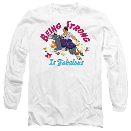 Front - Encanto Unisex Adult Bring Strong Is Fabulous Luisa T-Shirt