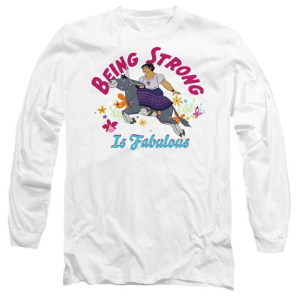 Front - Encanto Unisex Adult Bring Strong Is Fabulous Luisa T-Shirt
