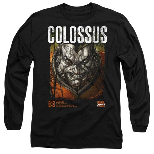 Front - Marvel Unisex Adult X-Men Colossus Infographic T-Shirt