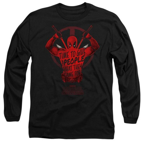 Front - Deadpool & Wolverine Unisex Adult Give The People Deadpool T-Shirt