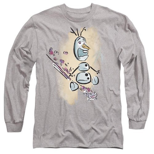 Front - Frozen Unisex Adult Fire It Up Olaf Brunei The Fire Spirit T-Shirt