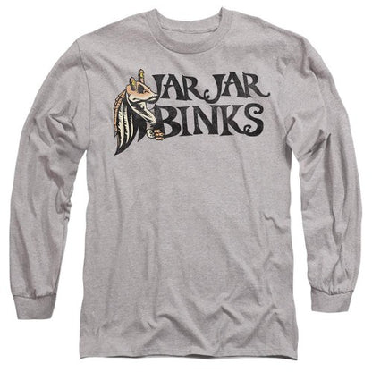 Front - Star Wars Unisex Adult Jar Jar Binks T-Shirt