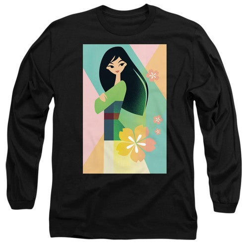 Front - Mulan Unisex Adult Sketch T-Shirt