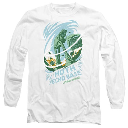 Front - Star Wars Unisex Adult Echo Base Attack T-Shirt
