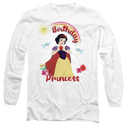 Front - Snow White And The Seven Dwarfs Unisex Adult Birthday Princess And Friends T-Shirt