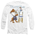 Front - Beauty And The Beast Unisex Adult Don´t Mind the Books T-Shirt