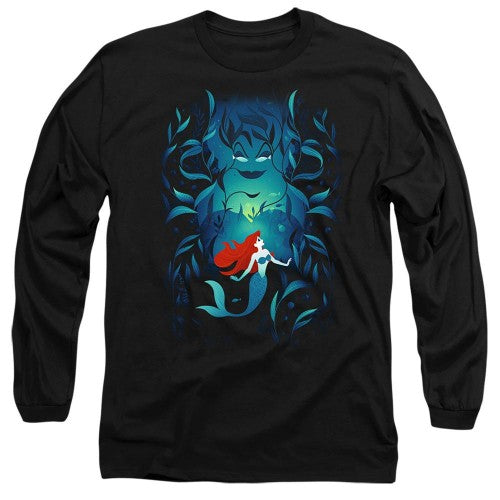 Front - The Little Mermaid Unisex Adult Ursula & Ariel T-Shirt