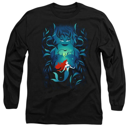 Front - The Little Mermaid Unisex Adult Ursula & Ariel T-Shirt