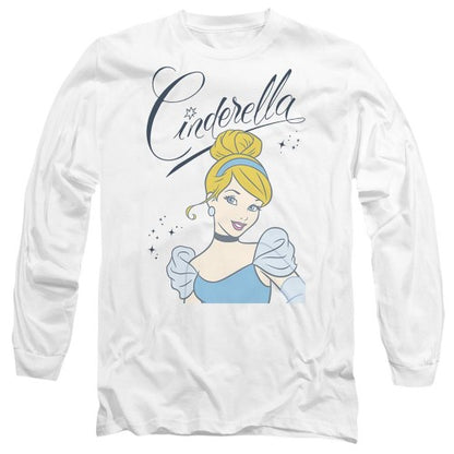 Front - Cinderella Unisex Adult Script T-Shirt