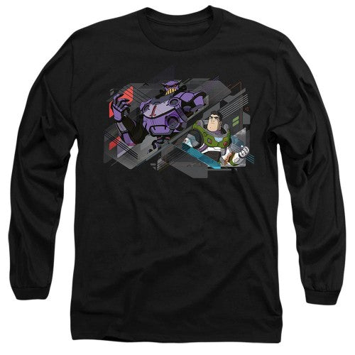Front - Lightyear Unisex Adult Buzz Lightyear & Emperor Zurg T-Shirt