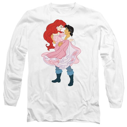Front - The Little Mermaid Unisex Adult Ariel & Eric T-Shirt
